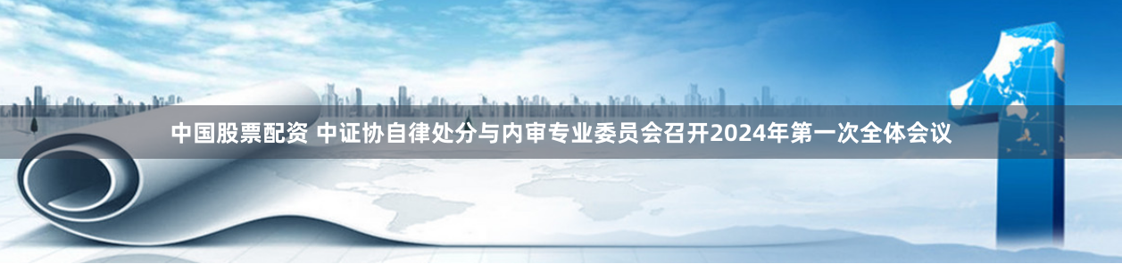 中国股票配资 中证协自律处分与内审专业委员会召开2024年第一次全体会议